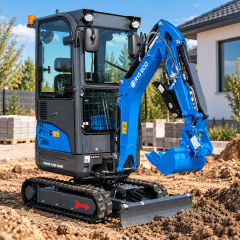 Мини экскаватор Rippa R15 ECO CAB Kubota D722 10.2 kW
