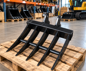 Грабли погрузочные 800 мм для мини экскаватора Rippa R10/R13/R15